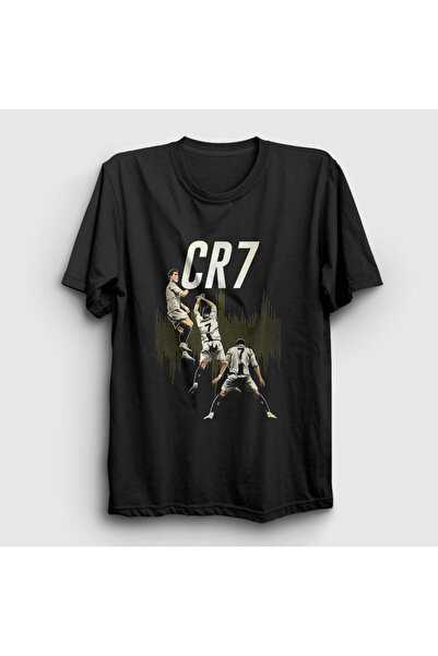 ZOKAWEAR Ουνισέξ Μαύρο Μπλουζάκι Ποδοσφαίρου Celebration Cr7 Κριστιάνο Ρονάλν...