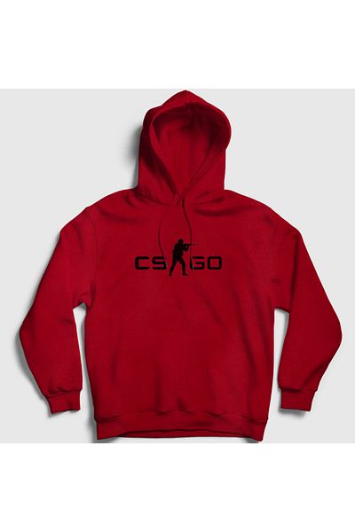 Presmono Унисекс суитшърт с качулка и червено лого V2 Game Counter Strike Cs Go 325411tt