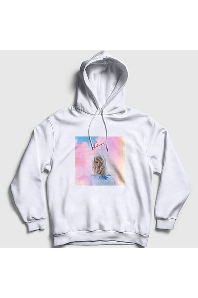 Presmono Φούτερ με κουκούλα Unisex White Lover V2 Taylor Swift 312017 ττ
