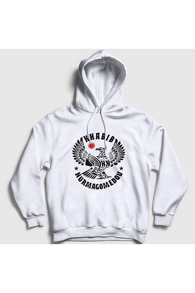 Presmono Φούτερ με κουκούλα Unisex White Eagle V3 Ufc Khabib Nurmagomedov 314417 ττ