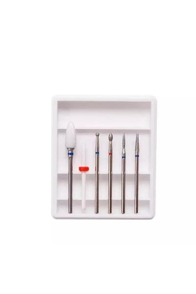 aba nails Milling Bit Rasp Machine Bit Set of 6 Ceramic And Diamond
