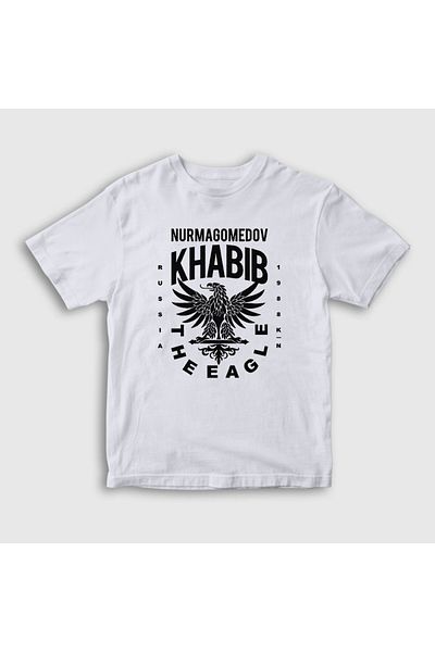 Presmono Tricou unisex White Eagle V2 Ufc Khabib Nurmagomedov310831tt