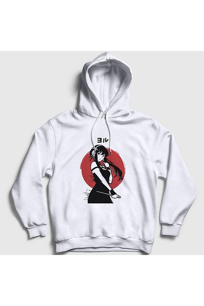 Presmono Φούτερ με κουκούλα Unisex White Yor Forger Anime Spy X Family 319073 ττ