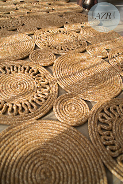 AZR HOME DESİGN jüt halı kilim paspas