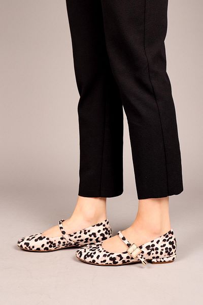 Birikon Balerini LEENA cu model leopard BEIGE