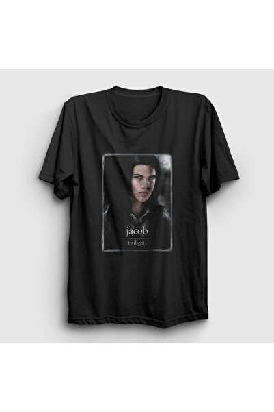 Presmono Unisex Siyah Jacob Twilight T-shirt 311428tt