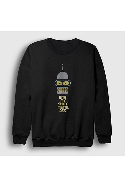 Presmono Φούτερ Unisex Black Bite Robot Bender Futurama 306193 ττ