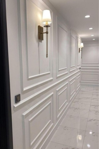 DİECOR Dekoratif Boyanabilir Antre ve Koridor Çerçevesi Duvar Çıtası