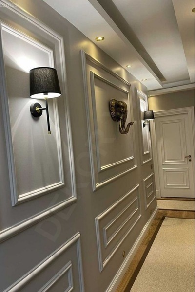 DİECOR Dekoratif Boyanabilir Antre ve Koridor Çerçevesi Duvar Çıtası