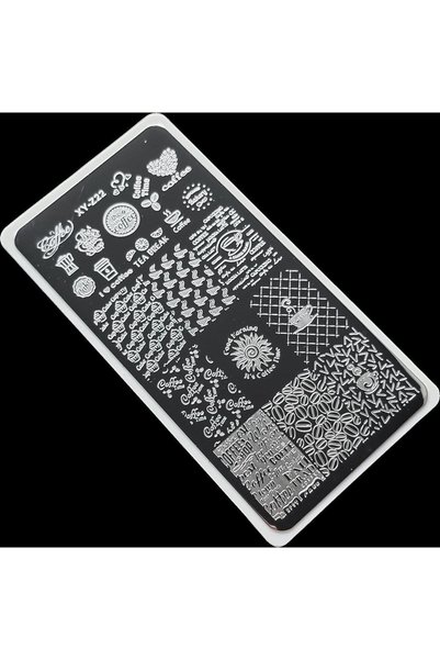 aba nails Nail Art Stamping Baskı Plakası
