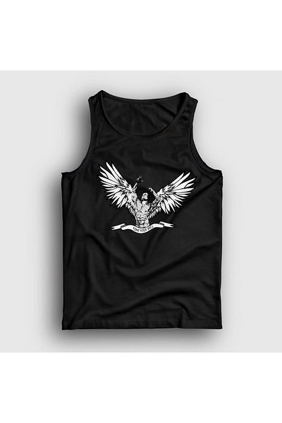 Presmono Unisex Black Angel Gym Fitness Zyzz Αθλητής 319618 ττ