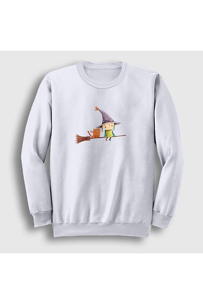 Presmono Φούτερ Unisex White Cat And Witch Cat 287540 ττ