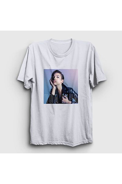 Presmono Μπλουζάκι Unisex Λευκή αφίσα V3 Dua Lipa 326283 ττ