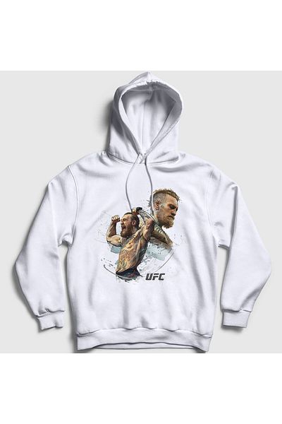 Presmono Φούτερ Unisex Λευκό Ufc Conor Mcgregor με κουκούλα 313091 ττ