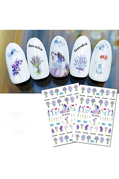 Flower Tırnak Sticker