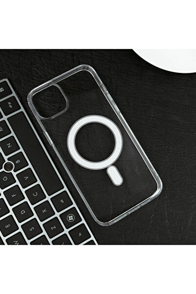 Multitronic iPhone 12 Mini Uyumlu MagSafe Özellikli Koruyucu Sert Şeffaf Kılıf