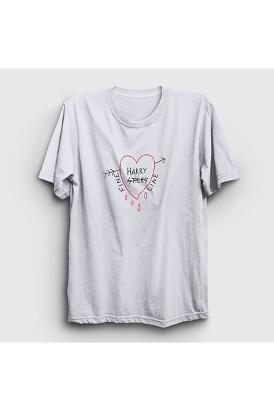 Presmono Μπλουζάκι Unisex White Fine Line Harry Styles 317440 ττ