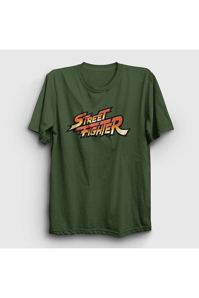 Presmono Μπλουζάκι Unisex Khaki Logo Game Street Fighter 323890 ττ