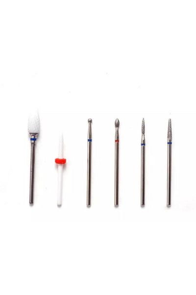 aba nails Milling Bit Rasp Machine Bit Set of 6 Ceramic And Diamond