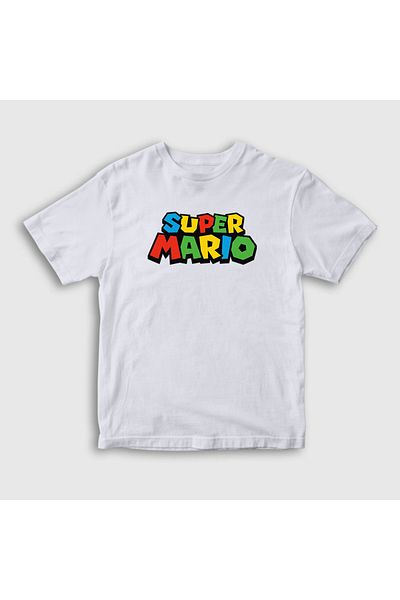 Presmono Μπλουζάκι Unisex Kids White Logo Παιχνίδι Super Mario 324520 ττ