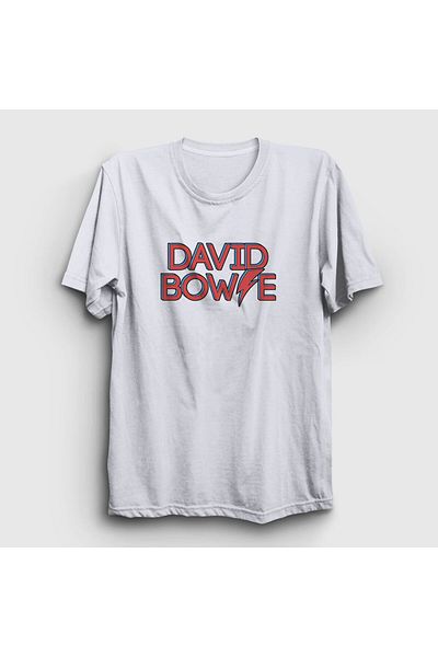 Presmono Unisex Λευκό μπλουζάκι David Bowie 301908 ττ