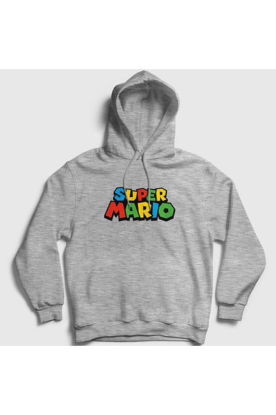 Presmono Φούτερ με κουκούλα Unisex με λογότυπο Super Mario 324651 ττ