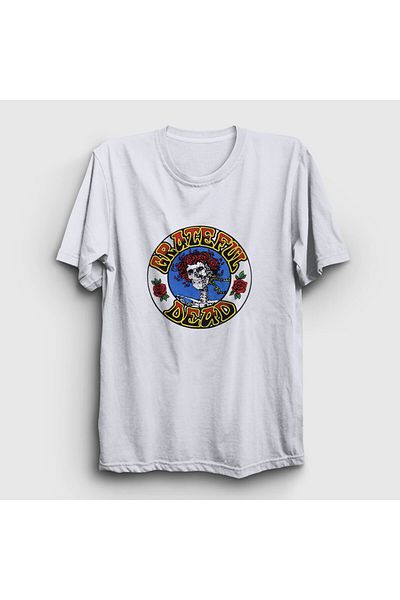Presmono Μπλουζάκι Unisex White Roses Grateful Dead 386893 ττ