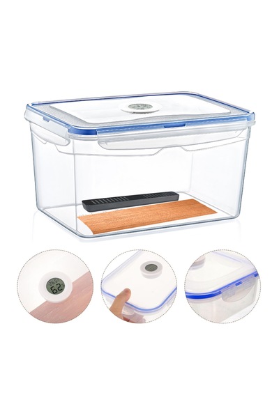CigarFort Şeffaf Humidor Puro Kutusu Akrilik 45 - 60 Puro