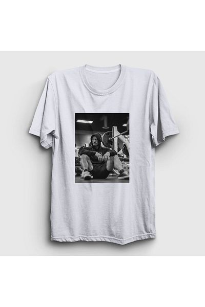 Presmono Μπλουζάκι Unisex White Grayscale Gym Sports Chris Bumstead 358768 ττ