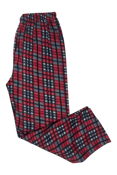 PİERLES Women's Fleece Pajamas Winter with Elastic Waist -P01