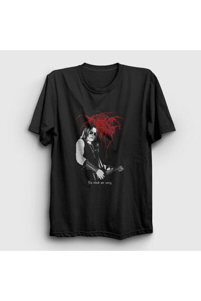 Presmono Unisex Siyah Sorg Darkthrone T-shirt 388638tt