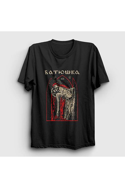 Presmono Μπλουζάκι Unisex Μαύρο Batushka Love - 384148 ττ