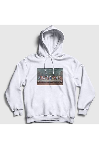 Presmono Unisex White Supper Dizi The Office Hooded φούτερ 346093 ττ