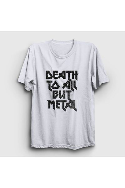 Presmono Μπλουζάκι Unisex White Metal Steel Panther - Θάνατος για όλους εκτός από 378101 ττ