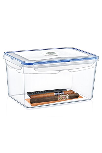 CigarFort Şeffaf Humidor Puro Kutusu Akrilik 45 - 60 Puro