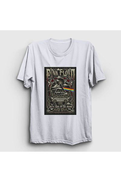 Presmono Μπλουζάκι Unisex White Moon V3 Pink Floyd 355365 ττ