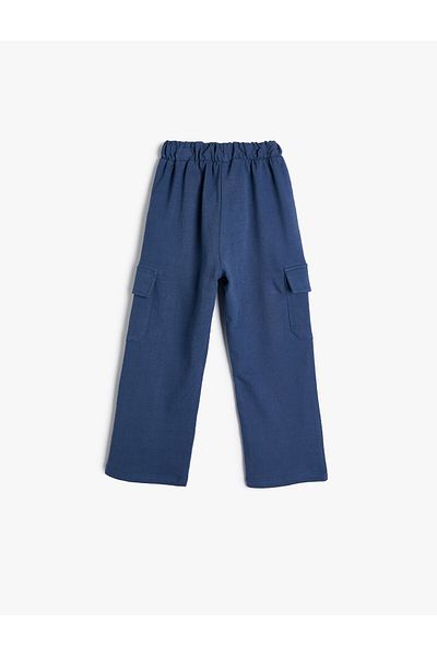 Koton Cotton Sweatpants with Tie Waist and Pockets