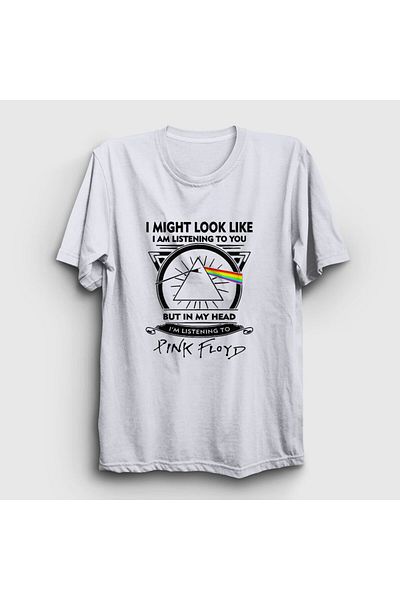 Presmono Μπλουζάκι Unisex Λευκό Pink Floyd - 351240 ττ