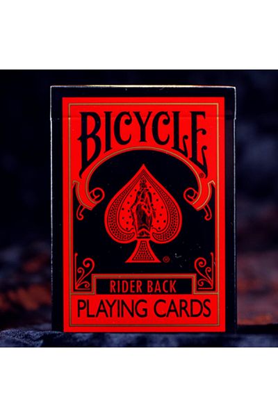 OyuncaklarÜlkesi Premium Red Playing Card - Limited Edition Bicycle Reverse Collectable Playing Cards