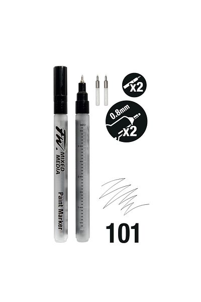 Daler Rowney Refillable Empty Pen Set 0.8mm