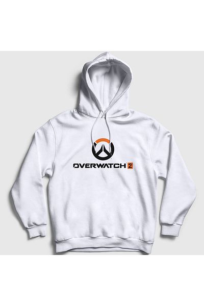 Presmono Φούτερ με κουκούλα Unisex White Logo Gaming Overwatch 360983 ττ