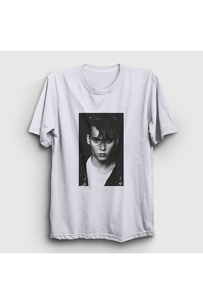 Presmono Μπλουζάκι Unisex White Young V2 Johnny Depp 354900 ττ