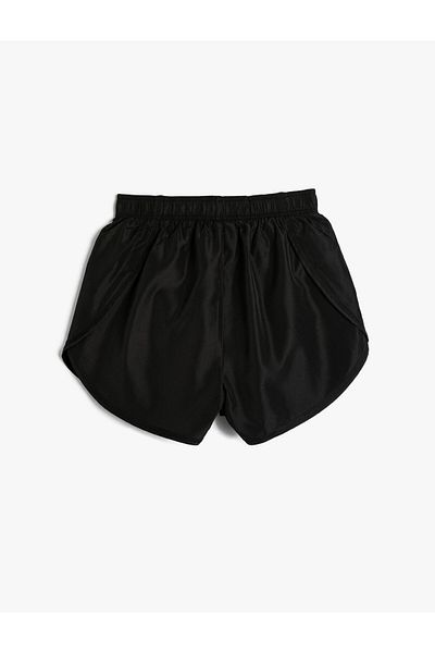 Koton Sports Mini Shorts High Waist Fluid Fabric