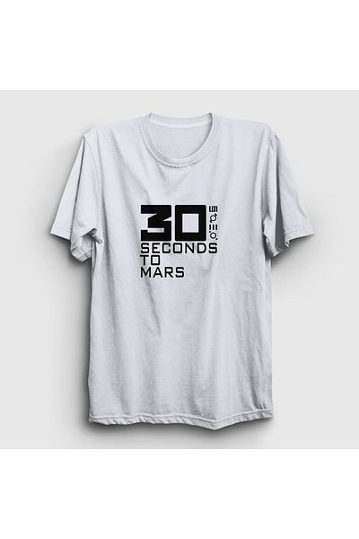 Presmono Μπλουζάκι Unisex Λευκό Εξώφυλλο 30 Seconds To Mars 377470 ττ