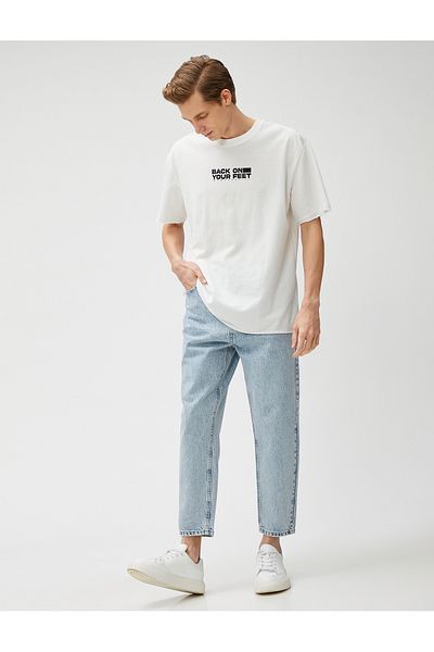 Koton Weite Denim-Hose mit lockerer Passform – Steve Jean