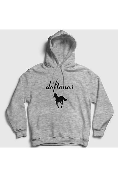Presmono Φούτερ με κουκούλα Unisex Grey Horse Deftones 380991 ττ