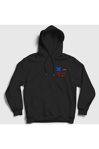 Presmono Φούτερ Unisex Black Grimace Gorillaz με κουκούλα 399660 ττ