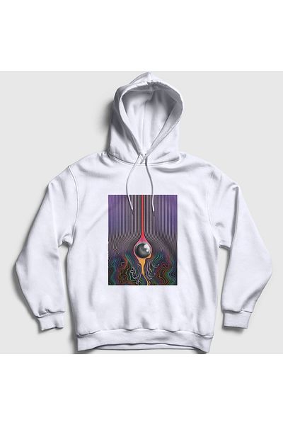 Presmono Λευκό φούτερ με κουκούλα Tame Impala Currents Unisex - 377900 ττ