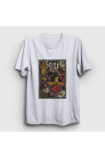 Presmono Μπλουζάκι Unisex White και Code Orange Gojira - 396210 ττ