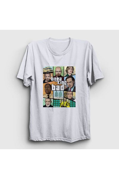 Presmono Μπλουζάκι Unisex White Gta Series Breaking Bad 349811 ττ